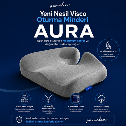 Pamelin™ Premium Ortopedik Oturma Minderi