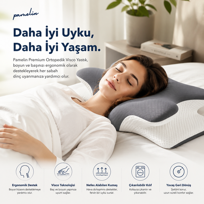 Pamelin™ Premium Ortopedik Visco Yastık