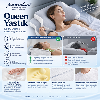 Pamelin™ Premium Ortopedik Visco Yastık