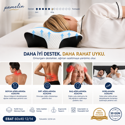 Pamelin™ Premium Ortopedik Visco Yastık